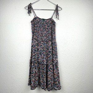 Wild Fable Spaghetti Strap Smocked Bodice Floral Mini Dress
